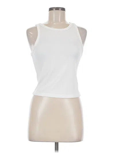 Pre-owned Divided By H&m Sleeveless T-shirt In White