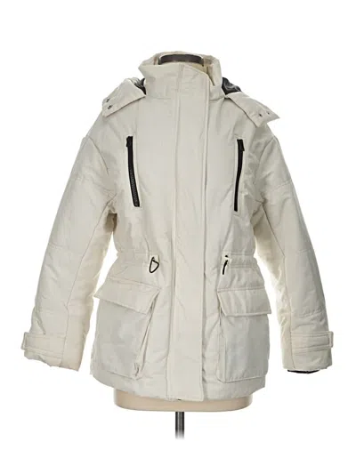 Pre-owned Divided By H&m Snow Jacket In Ivory
