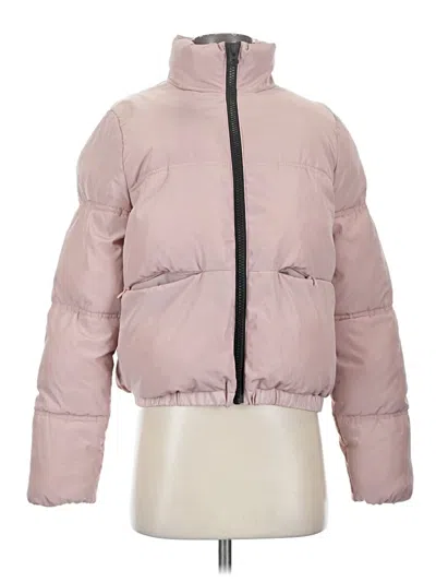 Pre-owned Divided By H&m Snow Jacket In Pink