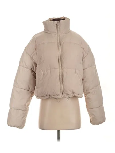 Pre-owned Divided By H&m Snow Jacket In Tan