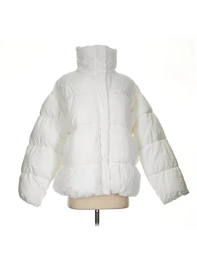 Pre-owned Divided By H&m Snow Jacket In White