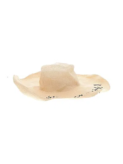 Pre-owned Divided By H&m Sun Hat In Ivory