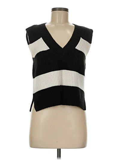 Pre-owned Divided By H&m Sweater Vest In Black