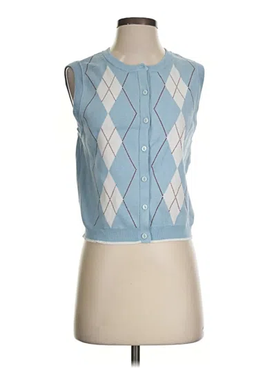 Pre-owned Divided By H&m Sweater Vest In Blue