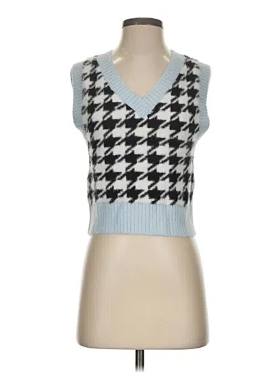 Pre-owned Divided By H&m Sweater Vest In Blue