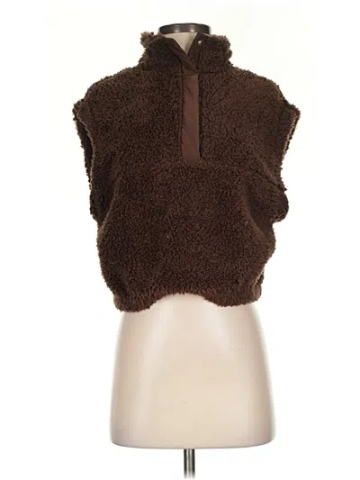 Pre-owned Divided By H&m Sweater Vest In Brown
