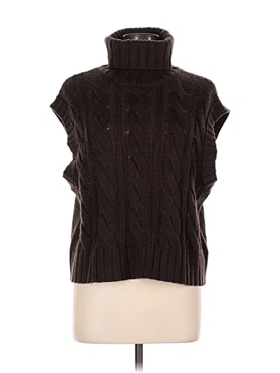 Pre-owned Divided By H&m Sweater Vest In Brown