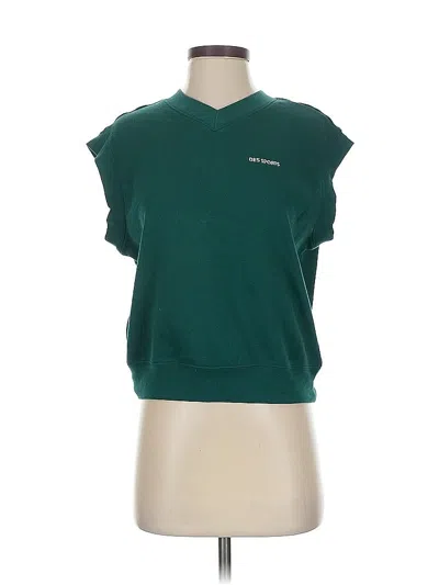 Pre-owned Divided By H&m Sweater Vest In Green