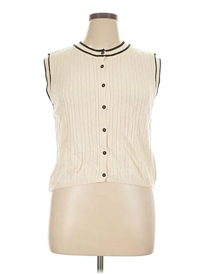 Divided By H&m Sweater Vest In Ivory