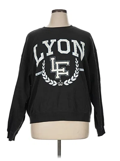 Pre-owned Divided By H&m Sweatshirt In Black