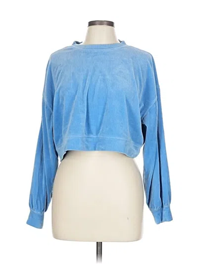 Pre-owned Divided By H&m Sweatshirt In Blue