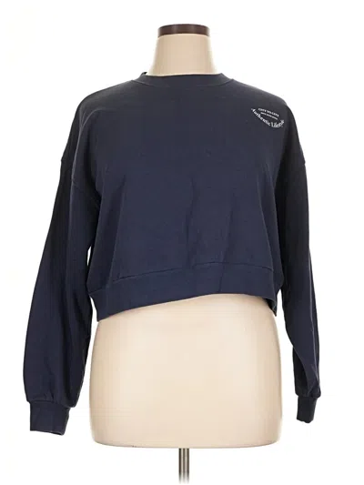 Pre-owned Divided By H&m Sweatshirt In Blue