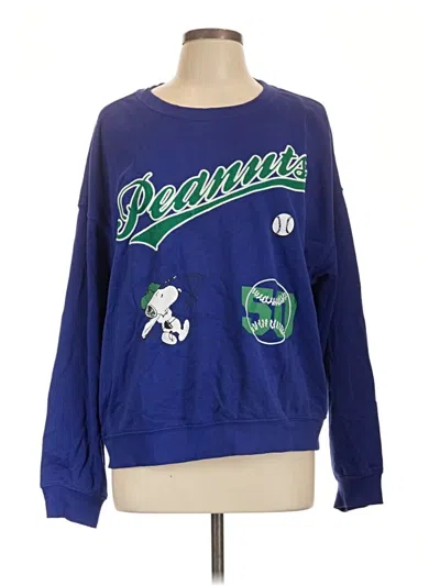 Pre-owned Divided By H&m Sweatshirt In Blue