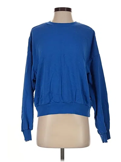 Pre-owned Divided By H&m Sweatshirt In Blue