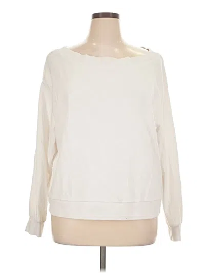 Pre-owned Divided By H&m Sweatshirt In Ivory