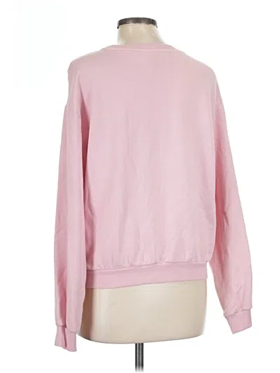 Pre-owned Divided By H&m Sweatshirt In Pink