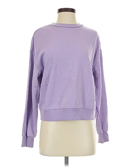 Pre-owned Divided By H&m Sweatshirt In Purple
