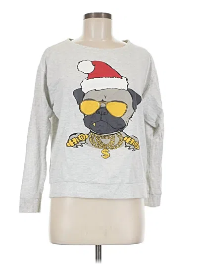 Pre-owned Divided By H&m Sweatshirt In Silver