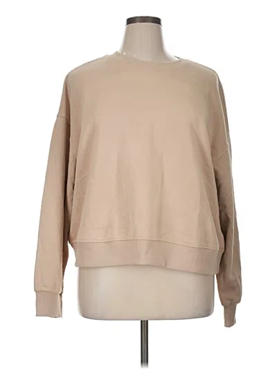 Pre-owned Divided By H&m Sweatshirt In Tan