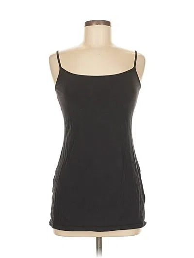 Pre-owned Divided By H&m Tank Top Black Strapless Neckline Tops
