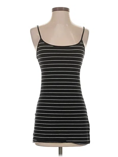 Pre-owned Divided By H&m Tank Top Black Strapless Neckline Tops