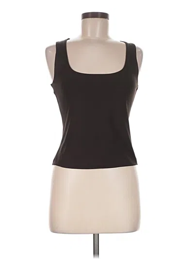 Pre-owned Divided By H&m Tank Top Brown Strapless Neckline Tops