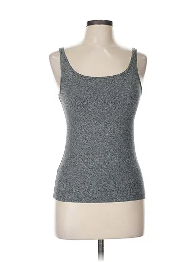 Pre-owned Divided By H&m Tank Top Gray Strapless Neckline Tops