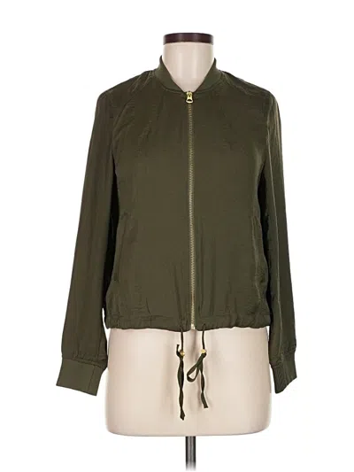 Pre-owned Divided By H&m Track Jacket In Green