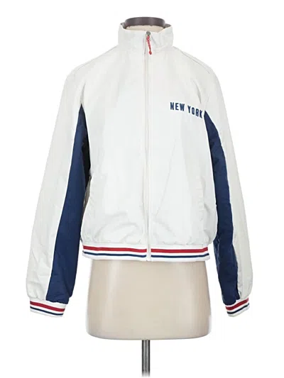 Pre-owned Divided By H&m Track Jacket In White