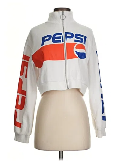 Pre-owned Divided By H&m Track Jacket In White