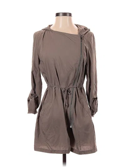 Pre-owned Divided By H&m Trenchcoat In Brown