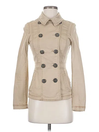 Pre-owned Divided By H&m Trenchcoat In Brown