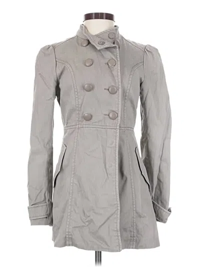Pre-owned Divided By H&m Trenchcoat In Gray