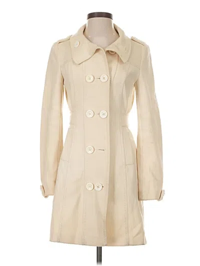 Pre-owned Divided By H&m Trenchcoat In Ivory