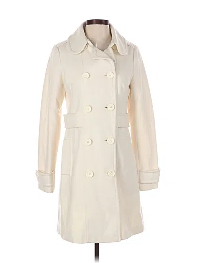 Pre-owned Divided By H&m Trenchcoat In Ivory