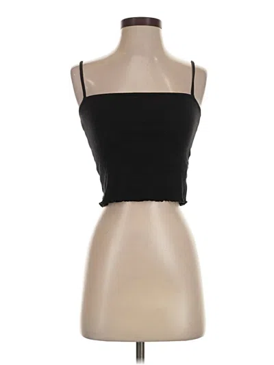 Pre-owned Divided By H&m Tube Top Black Strapless Neckline Tops