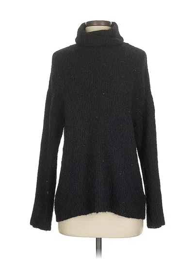 Pre-owned Divided By H&m Turtleneck Sweater In Black