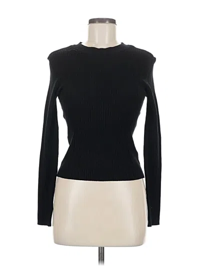 Pre-owned Divided By H&m Turtleneck Sweater In Black
