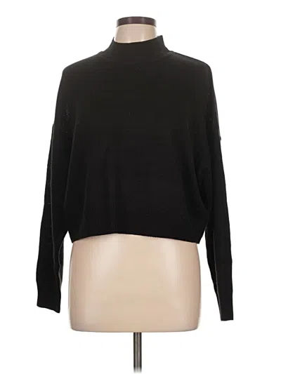 Pre-owned Divided By H&m Turtleneck Sweater In Black