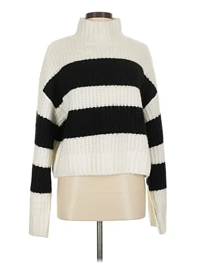 Pre-owned Divided By H&m Turtleneck Sweater In Black