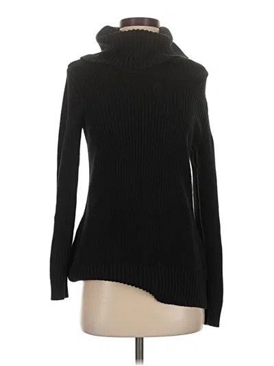 Pre-owned Divided By H&m Turtleneck Sweater In Black