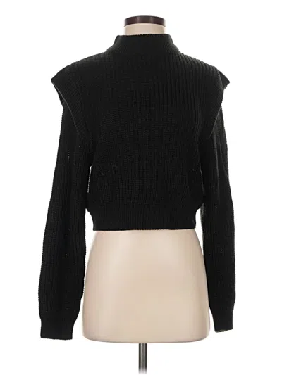 Pre-owned Divided By H&m Turtleneck Sweater In Black
