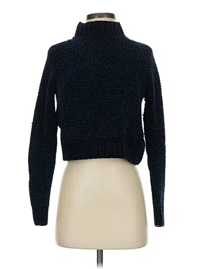 Pre-owned Divided By H&m Turtleneck Sweater In Blue