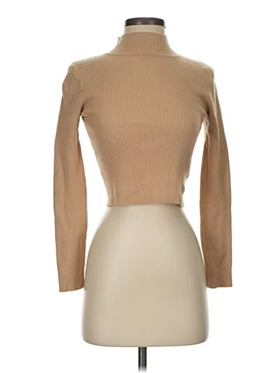 Pre-owned Divided By H&m Turtleneck Sweater In Brown