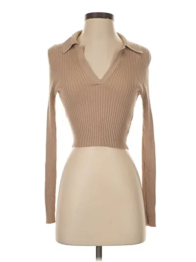 Pre-owned Divided By H&m Turtleneck Sweater In Brown