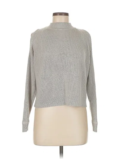 Pre-owned Divided By H&m Turtleneck Sweater In Gray