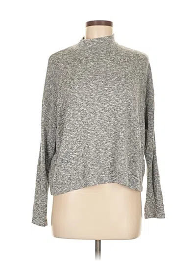 Pre-owned Divided By H&m Turtleneck Sweater In Gray