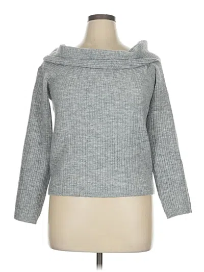 Pre-owned Divided By H&m Turtleneck Sweater In Gray