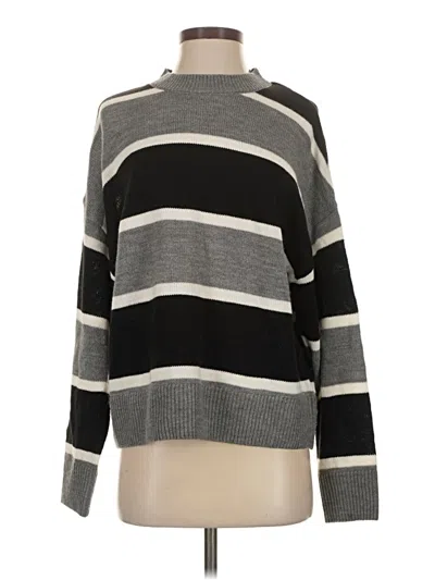 Pre-owned Divided By H&m Turtleneck Sweater In Gray