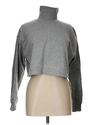 Pre-owned Divided By H&m Turtleneck Sweater In Gray